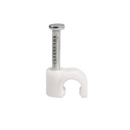 5/32" Cable Clips, White
