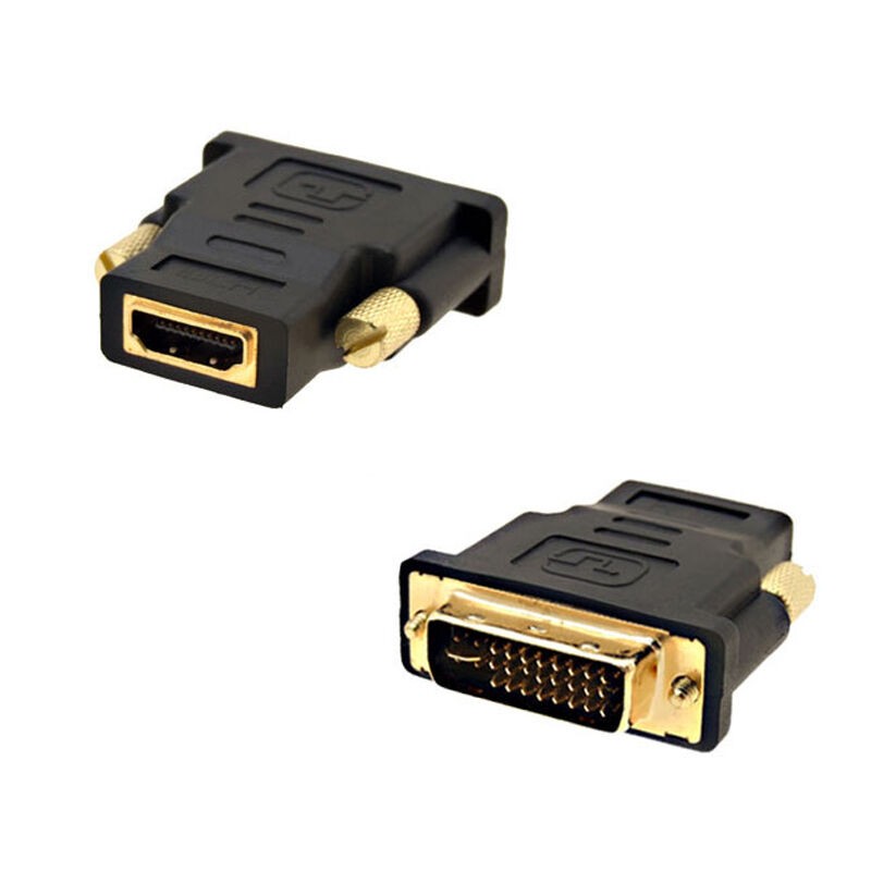 HDMI Adapter,2-Pack Bi-Directional DVI to Female Support