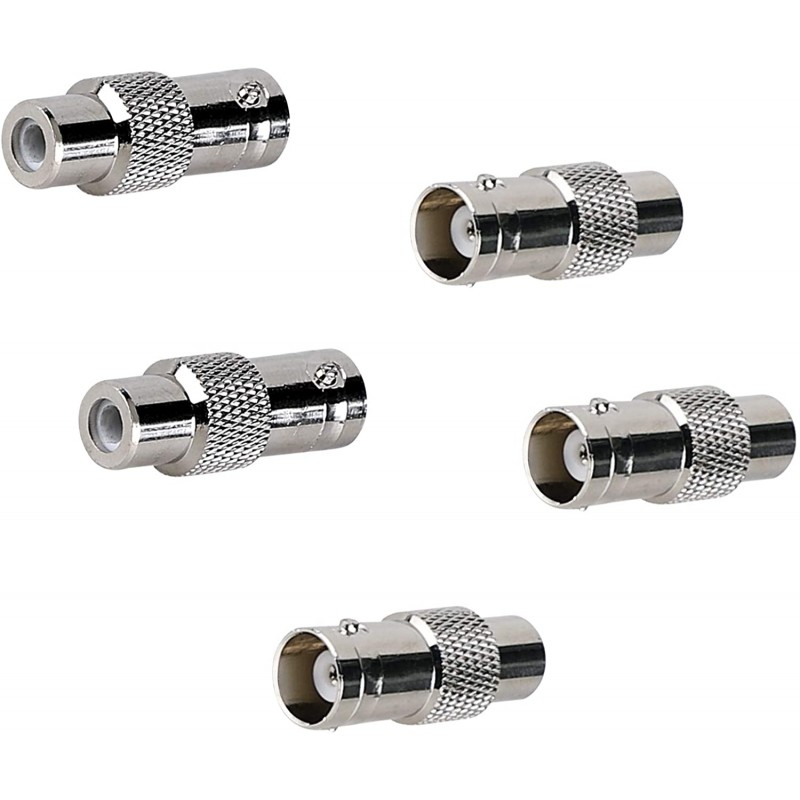 8 pack BNC female to female coupler connector adapter 