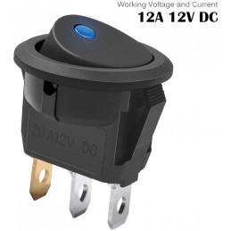 On-OFF Toggle Switch Blue