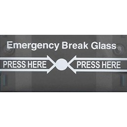 Glass Patch For Emergency door