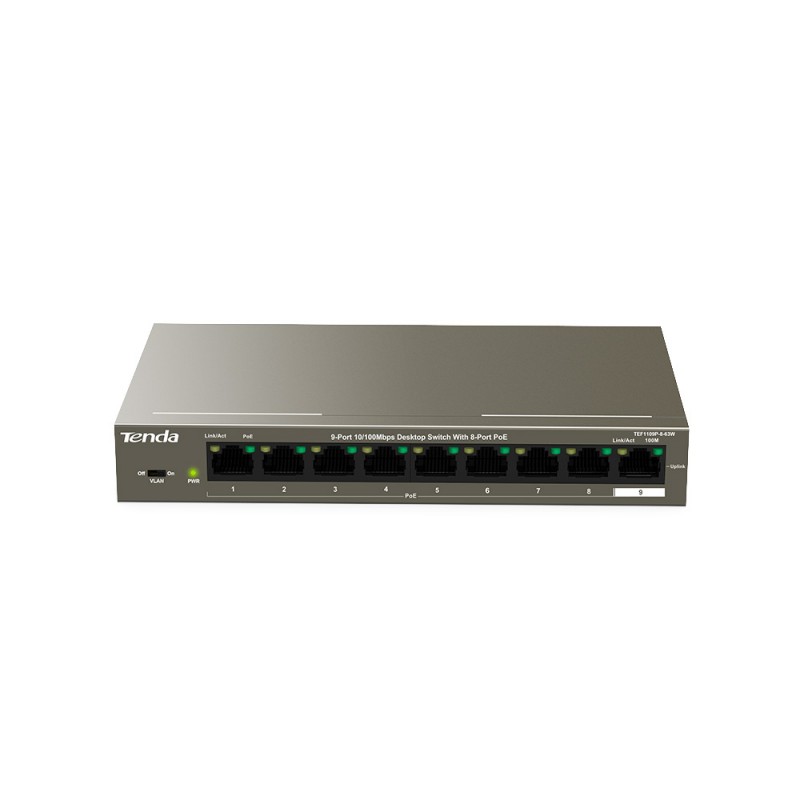 Uniview NSW2020-10T-POE-IN Ethernet 8 Port PoE Switch - Network Camera Store