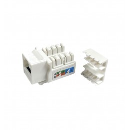351-2930/WH Jack CAT5e...